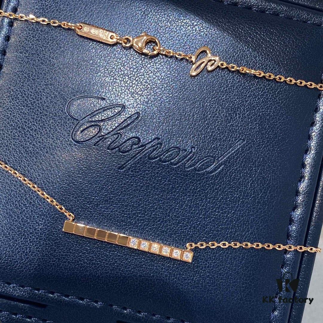 693006c712f62673a6fab315 Chopard IceCube Collection Geometric Necklace, Recommended by Celebrities! Premium Quality, Exclusive Design!