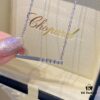 693006cc12f62673a6fab31e Chopard Ice Cube Collection Geometric Necklace, Celebrity-Recommended Style, Exclusive Design