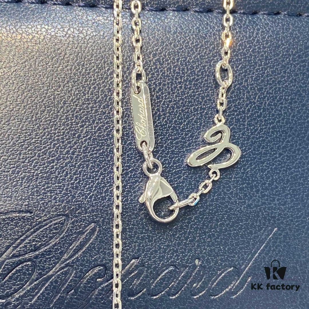 693006cf12f62673a6fab321 Chopard Ice Cube Collection Geometric Necklace, Celebrity-Recommended Style, Exclusive Design