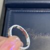 693006e212f62673a6fab343 New Chopard Ice Cube Series Ring, Same Style as Zhu Yilong's, Precision-Carved Mini Ice Block Ring with Single or Ten Diamonds, White Gold and Rose Gold Narrow Version