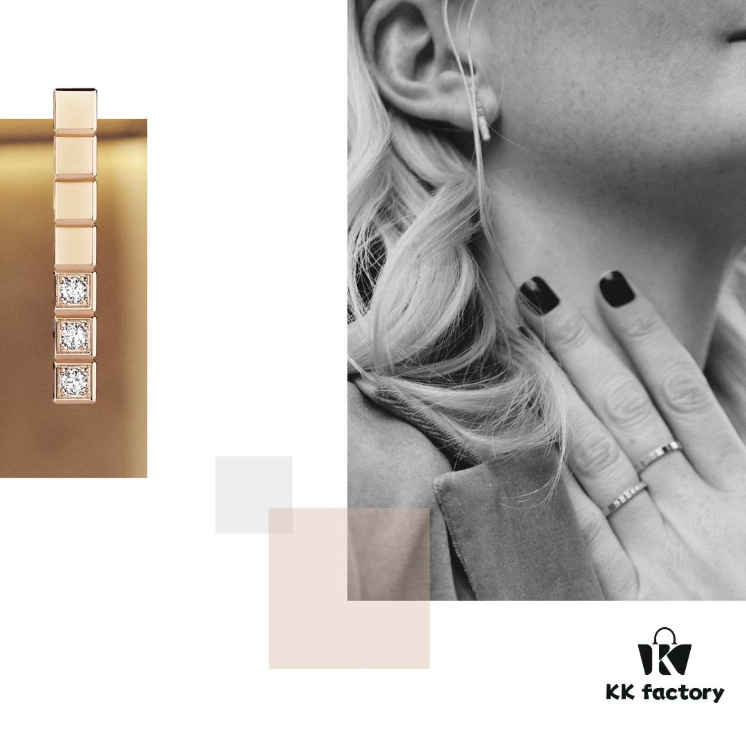693006f912f62673a6fab36b Celebrity and Instagram Influencer Lookbook Reference, Xiao's Ice Cube Series, Ice Block Earrings, Understated Yet Sophisticated Jewelry with Style and Taste