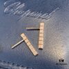 693006fc12f62673a6fab371 New Arrival, Chopard Ice Cube Series Ear Studs – Exquisitely Crafted CNC-Engraved Design in White and Rose Gold with Multi-Faceted 'Ice Cube' Detailing