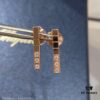 693006fe12f62673a6fab373 New Arrival, Chopard Ice Cube Series Ear Studs – Exquisitely Crafted CNC-Engraved Design in White and Rose Gold with Multi-Faceted 'Ice Cube' Detailing