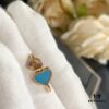 6930070c12f62673a6fab385 Chopard Happy Hearts Series Heart Ring with Natural Gemstone and Floating Diamond