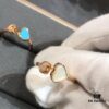 Chopard Happy Hearts Collection Heart Ring with Natural Gemstones and Floating Diamond