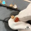 Chopard Happy Hearts Collection Heart Ring with Natural Gemstones and Floating Diamond