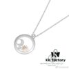 6930071812f62673a6fab394 Chopard Happy Stars Necklace in Champagne Gold and White Gold, In Stock