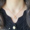 6930071b12f62673a6fab39a Chopard-inspired Heart Diamond-edge Necklace, In Stock, My Love Hidden in Heart 💓 Yet Revealed in Color 🌈🔥 High-quality K-gold Craftsmanship, Best Value Online ‼️ Bestseller, Colors Available, Excellent 👍, Adorned with Sparkling Zirconias Mimicking K-gold, Fashionable and Elegant ✨✨✨