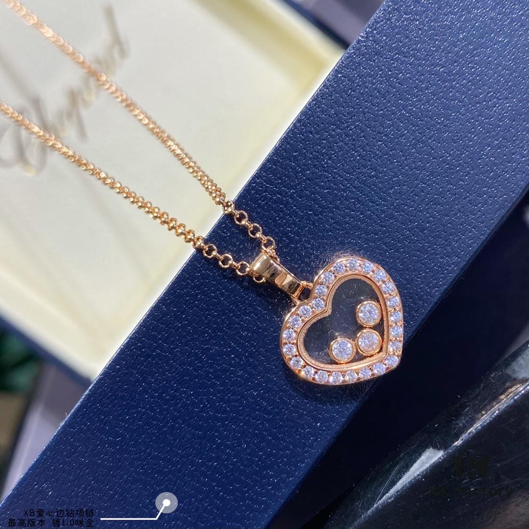 6930071e12f62673a6fab39d Chopard-inspired Heart Diamond-edge Necklace, In Stock, My Love Hidden in Heart 💓 Yet Revealed in Color 🌈🔥 High-quality K-gold Craftsmanship, Best Value Online ‼️ Bestseller, Colors Available, Excellent 👍, Adorned with Sparkling Zirconias Mimicking K-gold, Fashionable and Elegant ✨✨✨