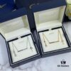 Chopard-Style Diamond Necklace in High-Quality K-Gold with Sparkling Zirconia