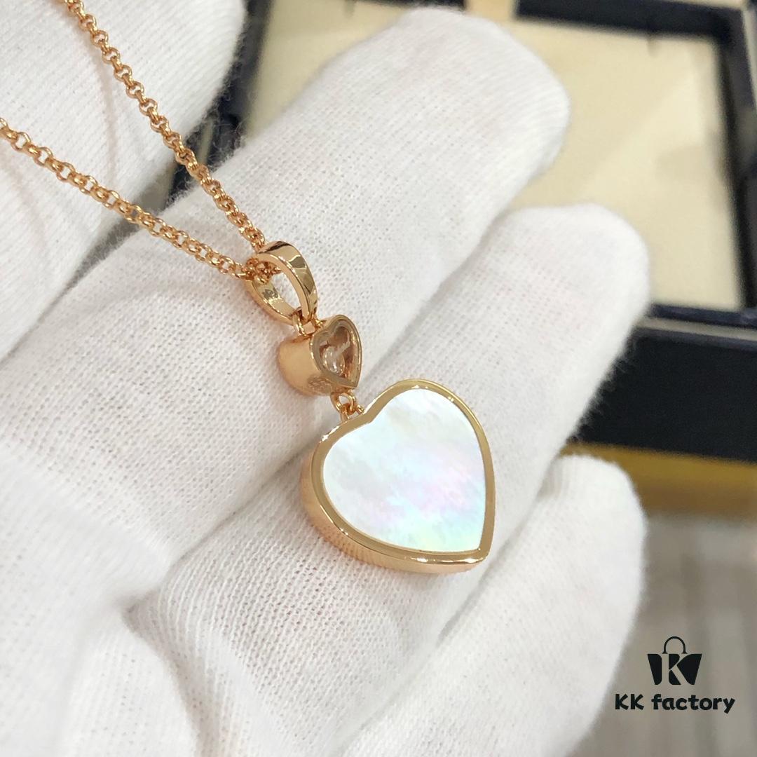 Chopard Happy Hearts Peach-Shaped Necklace Inspired by Yao Chen's Style