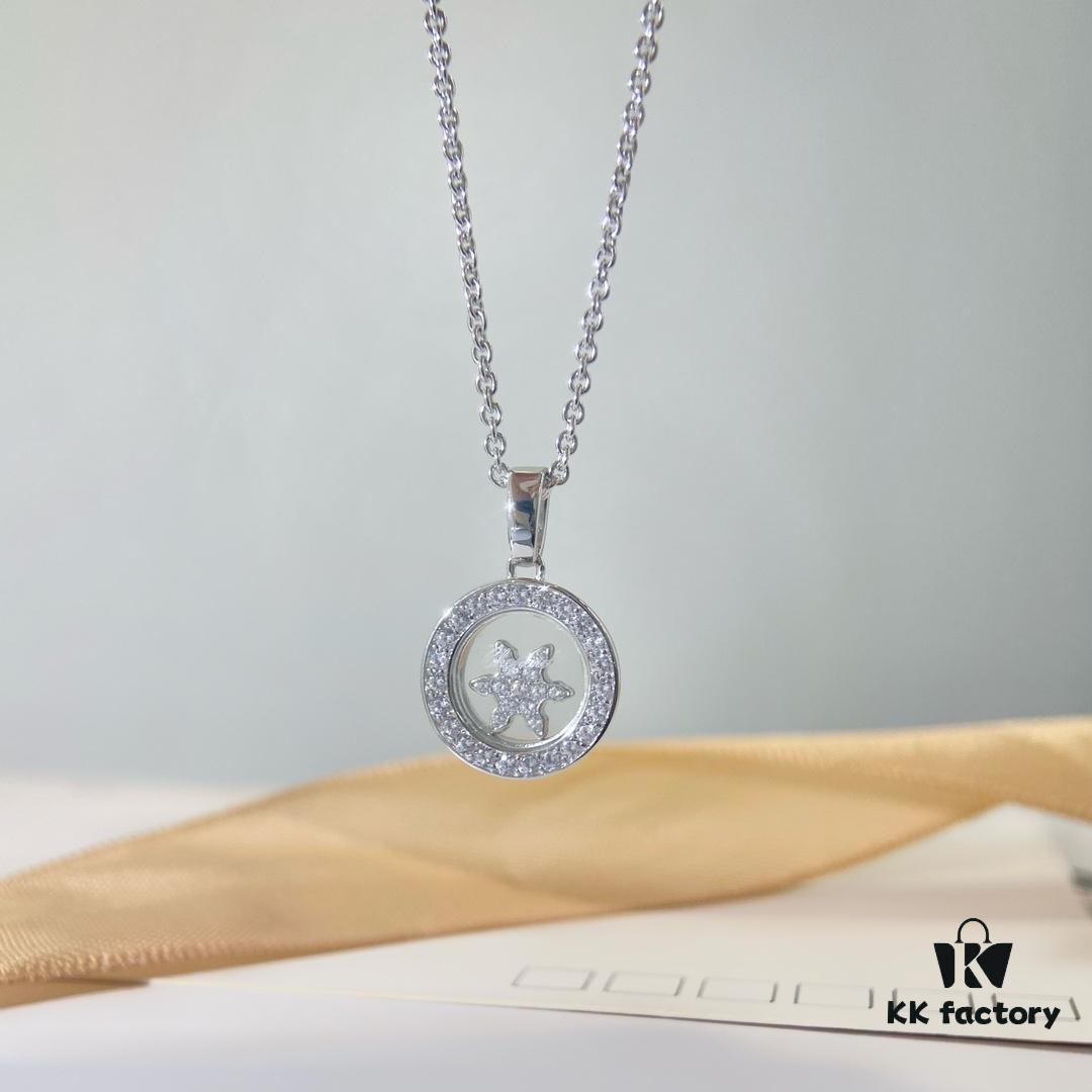 6930074212f62673a6fab3e2 Chopard Happy Diamonds Necklace, Happy Spirit Collection