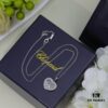Chopard Necklace - Lucky Chopard with Iconic Moving Diamonds, 18K Rose Gold Plated, Adjustable Length