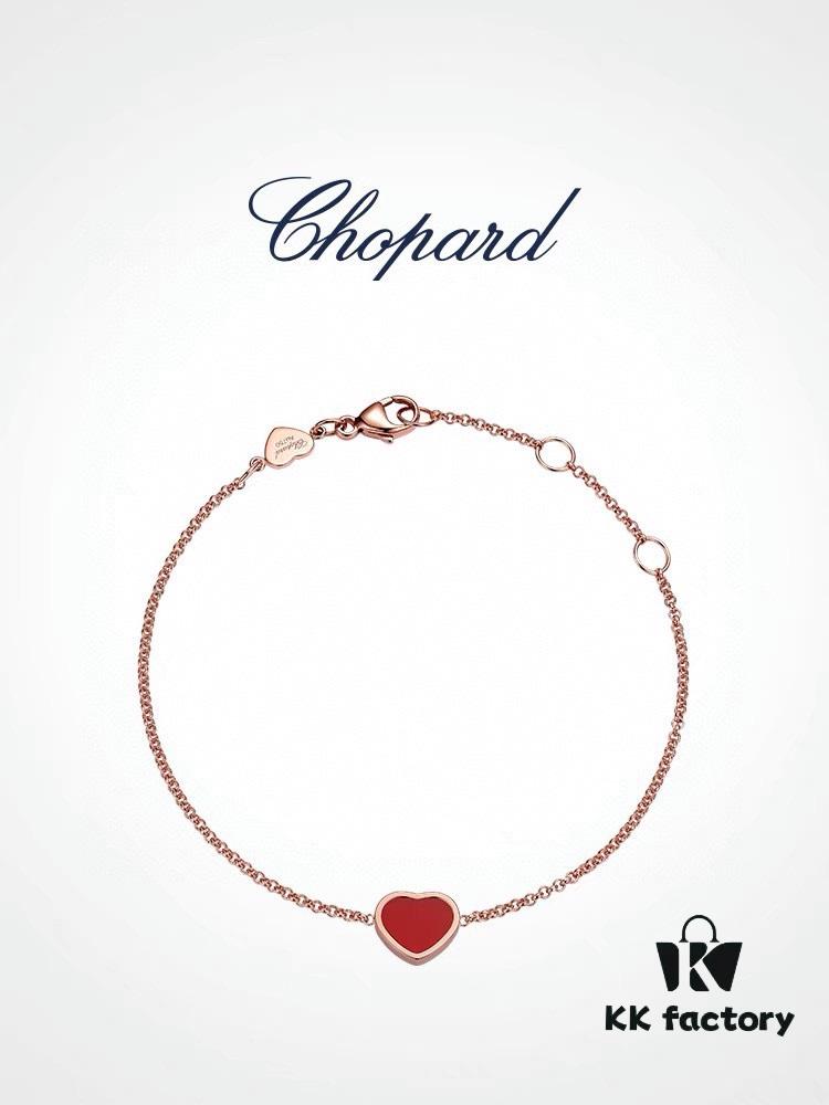 6930076a12f62673a6fab428 Chopard Angel Hand Chain - Chopard Lucky Symbol with Iconic Moving Diamond, 18K Gold Plated, Original Logo and Authentic Tag, Adjustable Length Chopard Heart Bracelet 53581075