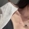 6930076d12f62673a6fab42d Chopard Necklace: Lucky Chopard with Iconic Moving Diamonds, 18K Gold Plated, Adjustable Chain with Original Logo and Brand Tag