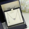 6930076e12f62673a6fab431 Chopard Necklace: Lucky Chopard with Iconic Moving Diamonds, 18K Gold Plated, Adjustable Chain with Original Logo and Brand Tag