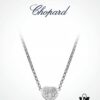 6930076e12f62673a6fab432 Chopard Necklace: Lucky Chopard with Iconic Moving Diamonds, 18K Gold Plated, Adjustable Chain with Original Logo and Brand Tag