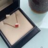 6930077812f62673a6fab442 Chopard Necklace: Lucky Chopard with Iconic Moving Diamonds in Electroplated 18K Rose Gold, Adjustable Heart Pendant with Original Logo and Authentic Tag