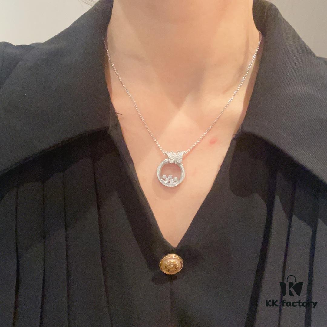 6930078512f62673a6fab457 Chopard 👼 Chopard Necklace with Lucky and Iconic Moving Diamonds, 18K Rose Gold, Original Logo, Adjustable Chain Length