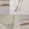 6930078512f62673a6fab459 Chopard Necklace: Luck and the Brand's Iconic Moving Diamonds, 18K Rose Gold, Original Logo, Authentic Tag, Adjustable Length