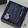 6930078612f62673a6fab45d Chopard 👼 Chopard Necklace with Lucky and Iconic Moving Diamonds, 18K Rose Gold, Original Logo, Adjustable Chain Length