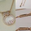 6930078c12f62673a6fab466 Chopard 👼 Chopard Necklace with Lucky and Iconic Moving Diamonds, 18K Rose Gold, Original Logo, Adjustable Chain Length