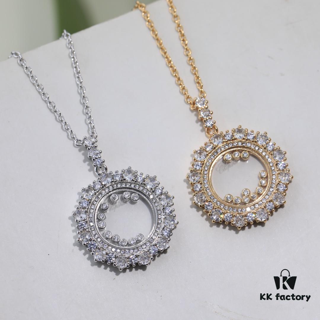 6930078d12f62673a6fab467 Chopard Necklace: Chopard's Luck and Iconic Moving Diamond, 18K Rose Gold, Original Logo and Authentic Tag, Adjustable Length, Chopard Heart Necklace