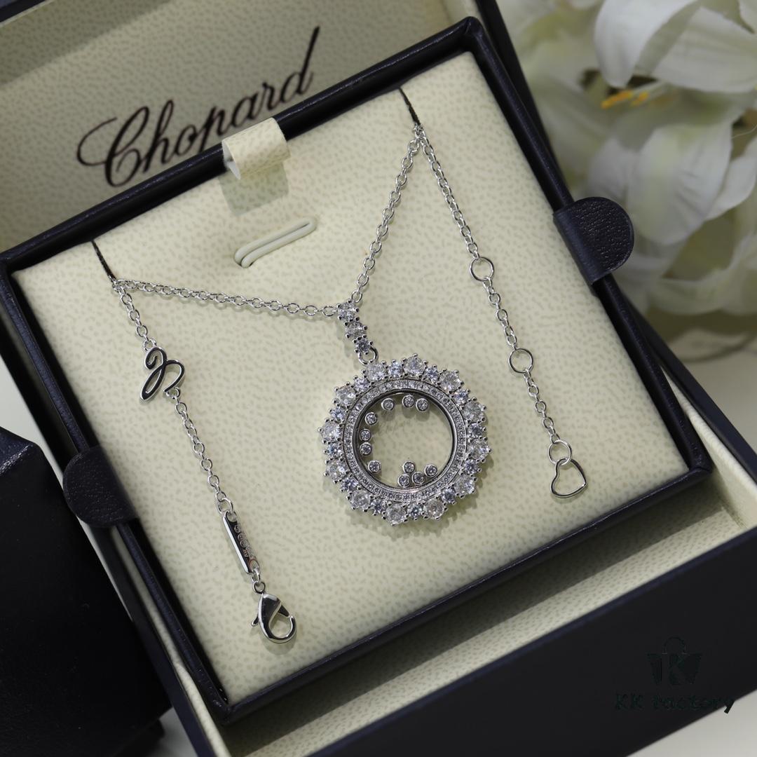 6930078e12f62673a6fab468 Chopard Necklace: Chopard's Luck and Iconic Moving Diamond, 18K Rose Gold, Original Logo and Authentic Tag, Adjustable Length, Chopard Heart Necklace