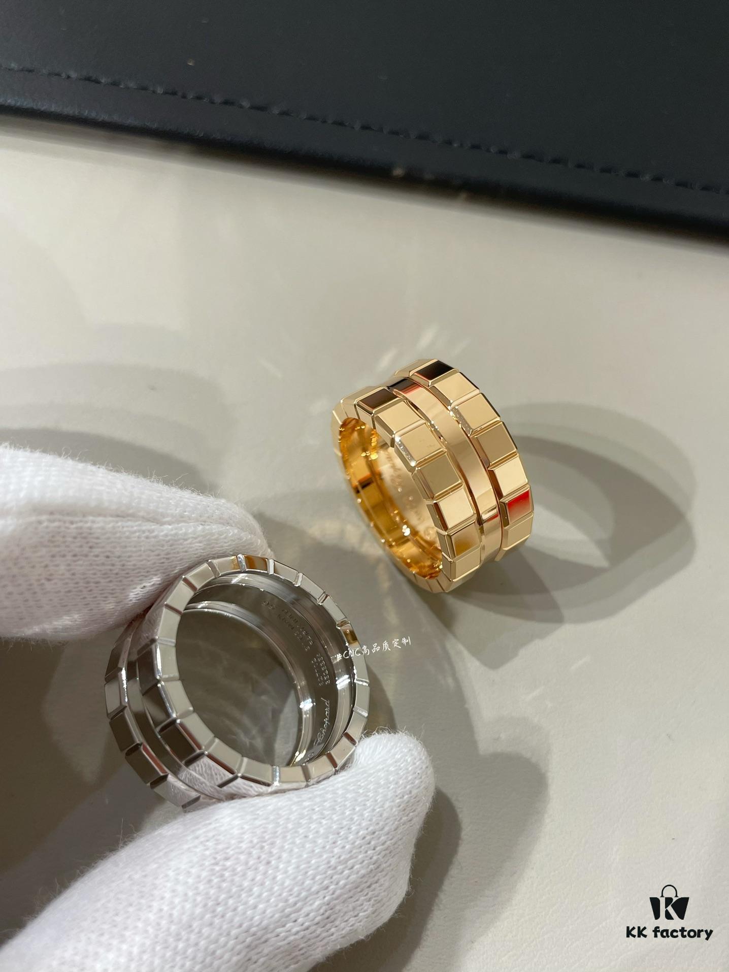 693007a612f62673a6fab48d New Chopard Ice Cube Series, Wide Polished Ice Ring, CNC Precision Carved Version (Same as Zhang Linghe's Style)