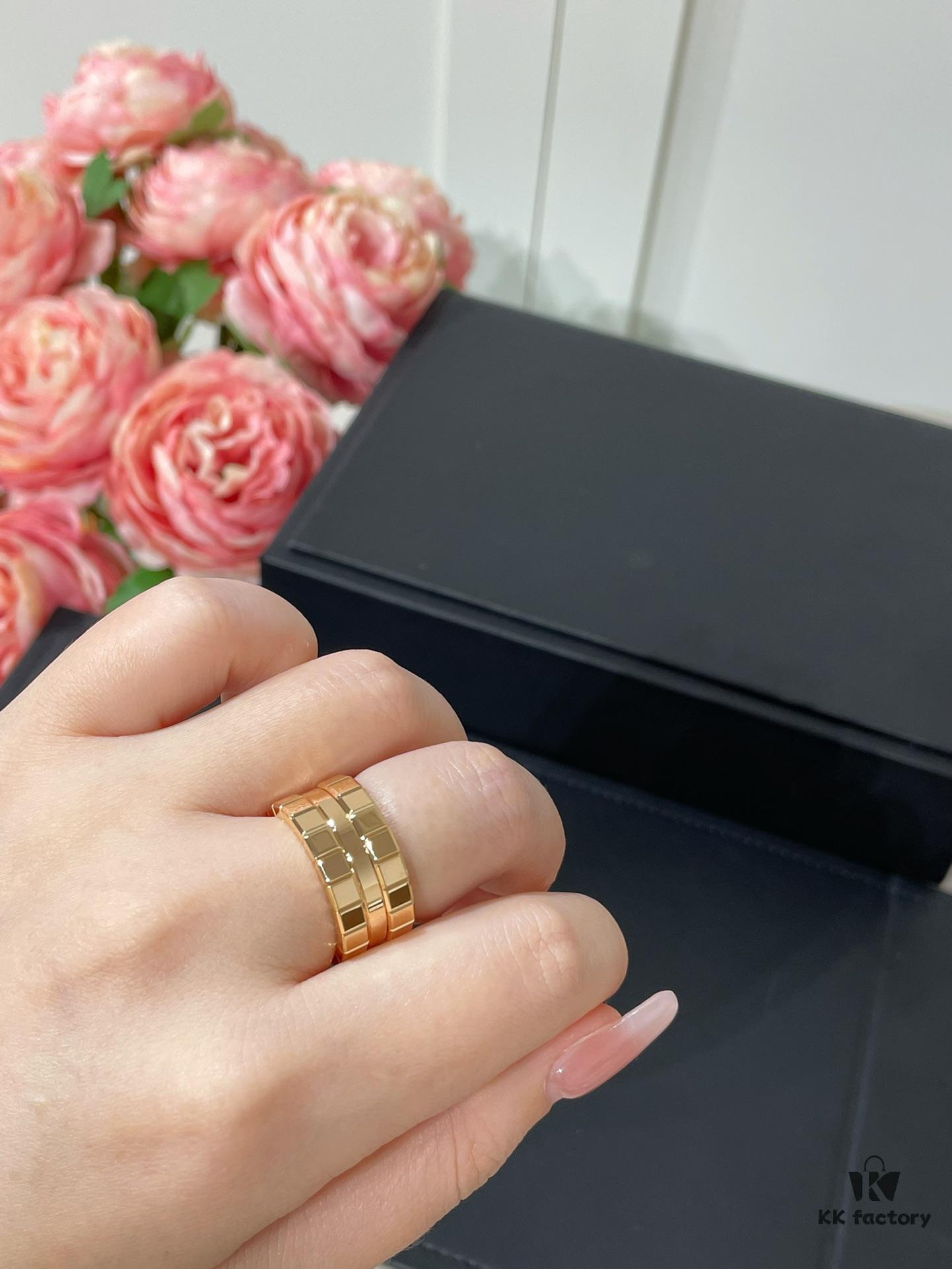 693007a712f62673a6fab48e New Chopard Ice Cube Series, Wide Polished Ice Ring, CNC Precision Carved Version (Same as Zhang Linghe's Style)