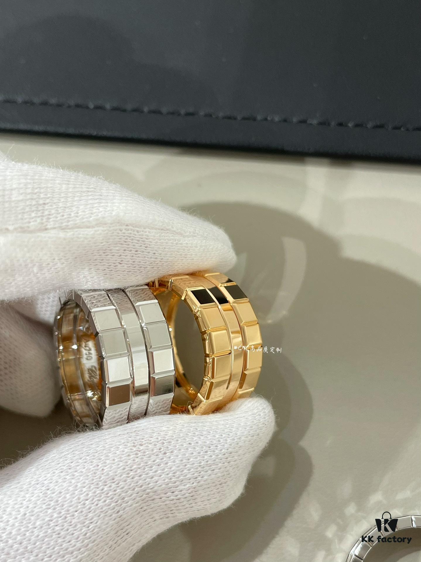 693007a712f62673a6fab48f New Chopard Ice Cube Series, Wide Polished Ice Ring, CNC Precision Carved Version (Same as Zhang Linghe's Style)