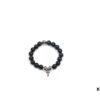 693007c212f62673a6fab4b2 Chrome Hearts Obsidian Bracelet with Cross and Ball Detail