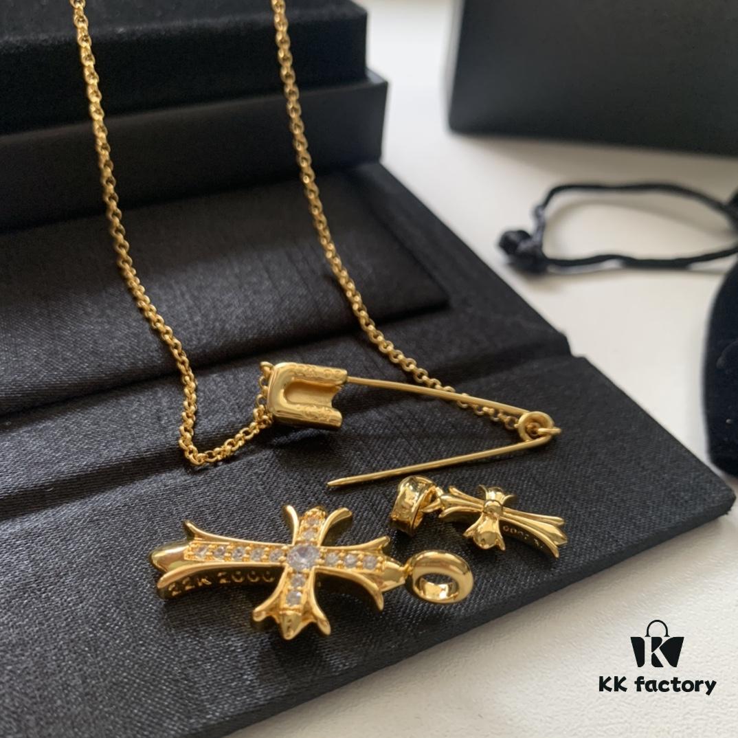 693007f112f62673a6fab4f8 Punk Essential: Cross Pin Necklace by Chrome Hearts