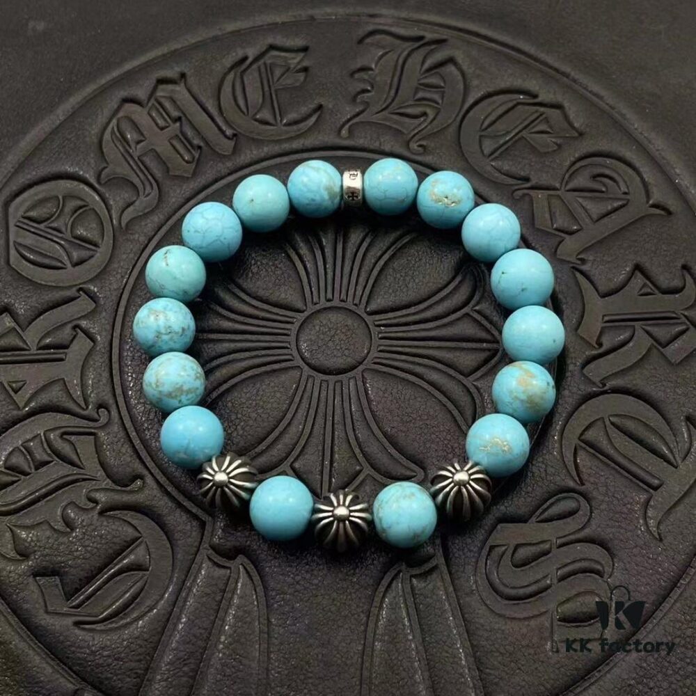 693007fd12f62673a6fab50b Chrome Hearts Beaded Bracelet