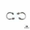 6930080e12f62673a6fab528 Chrome Hearts ❤️ New Cross Stud Earrings, C-Shaped Cross Flower Studs, Cross Flower Earrings, C-Shaped Bud Earrings