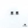 6930080e12f62673a6fab52a Chrome Hearts ❤️ New Cross Stud Earrings, C-Shaped Cross Flower Studs, Cross Flower Earrings, C-Shaped Bud Earrings