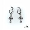 6930080f12f62673a6fab52b Chrome Hearts ❤️ New Cross Stud Earrings, C-Shaped Cross Flower Studs, Cross Flower Earrings, C-Shaped Bud Earrings
