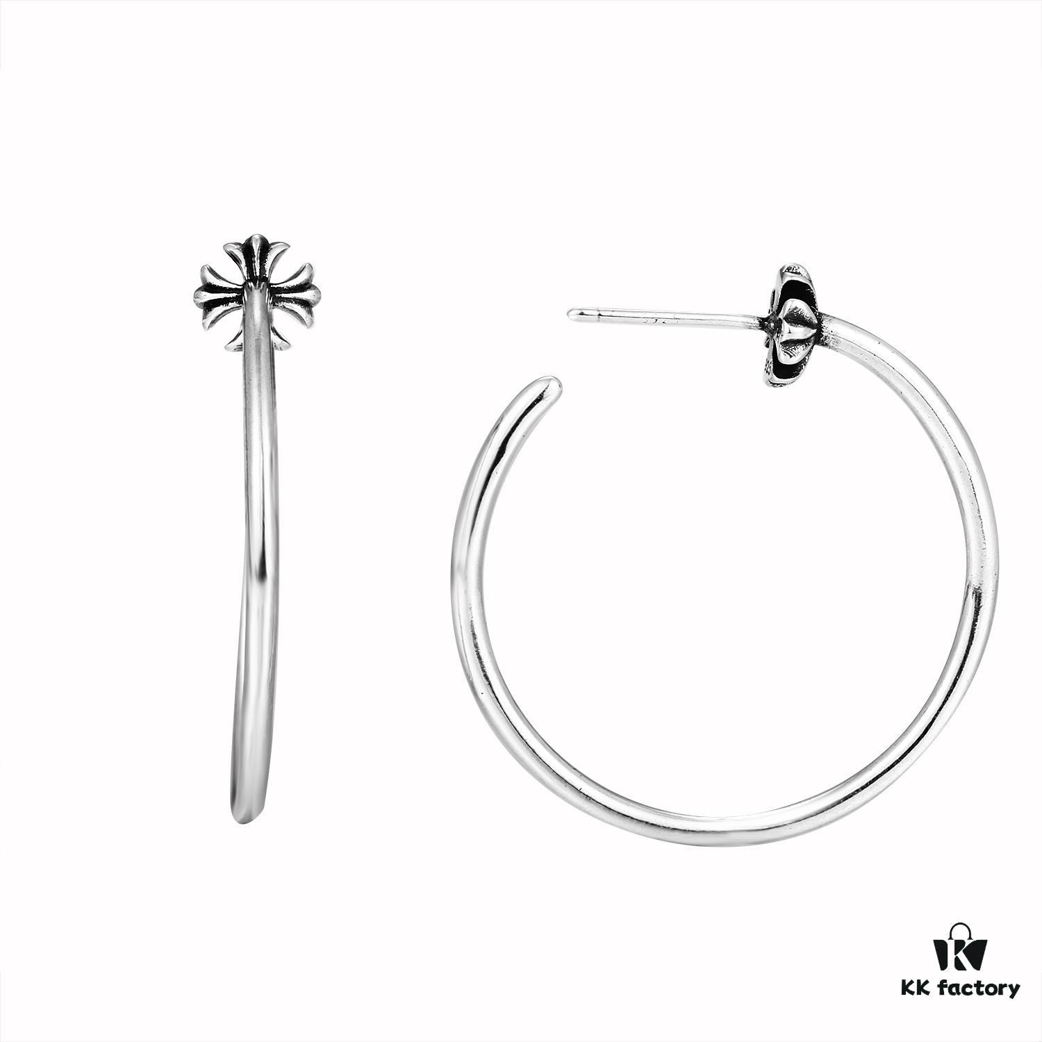 6930081512f62673a6fab538 Chrome Hearts 💛 Cross Earrings