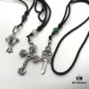 6930081612f62673a6fab53b Chrome Hearts DLX Rope Braid Necklace
