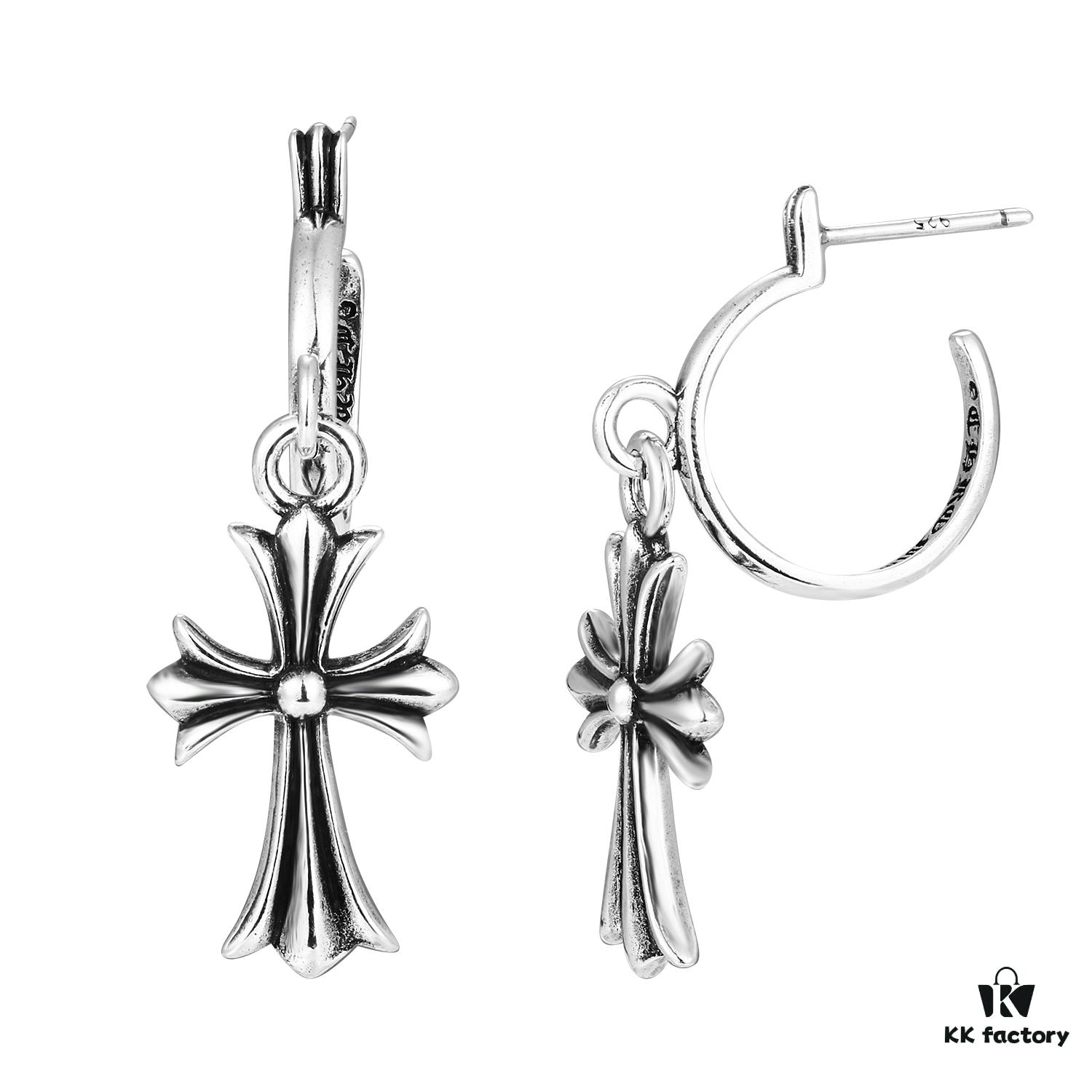 6930083212f62673a6fab566 Chrome Hearts 💛 Cross Earrings
