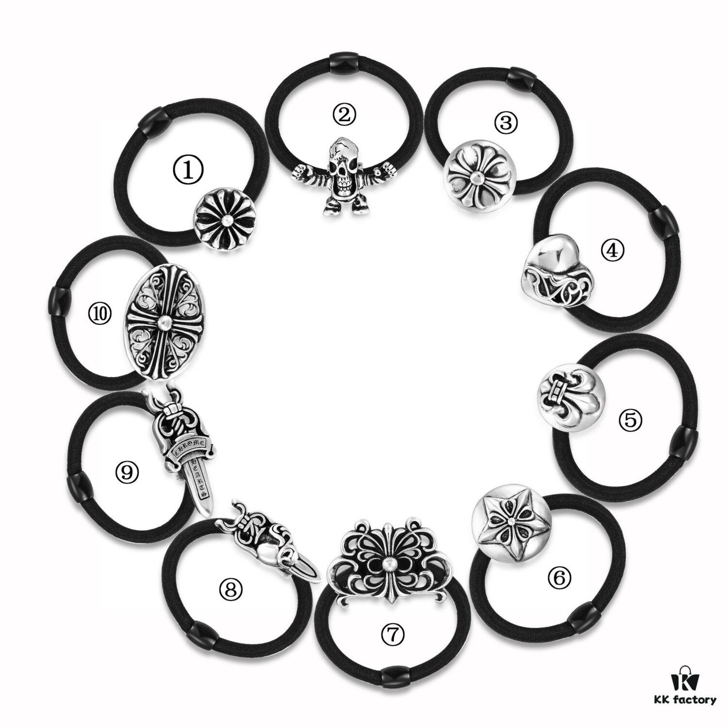 6930084212f62673a6fab585 Chrome Hearts New Hair Tie