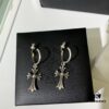 6930089b12f62673a6fab63f Luo Xin Cross Earrings! The Hottest Style Among Today's Internet Celebrities! S925 Sterling Silver with Full Original Packaging
