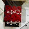 6930089e12f62673a6fab642 Luo Xin Cross Earrings! The Hottest Style Among Today's Internet Celebrities! S925 Sterling Silver with Full Original Packaging