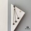 Chrome Hearts JoJo Three-Tassel Stud Earrings! Classic Style! Versatile and Flattering! Made of S925 Sterling Silver! Original Quality!