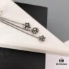 Chrome Hearts JoJo Three-Tassel Stud Earrings! Classic Style! Versatile and Flattering! Made of S925 Sterling Silver! Original Quality!