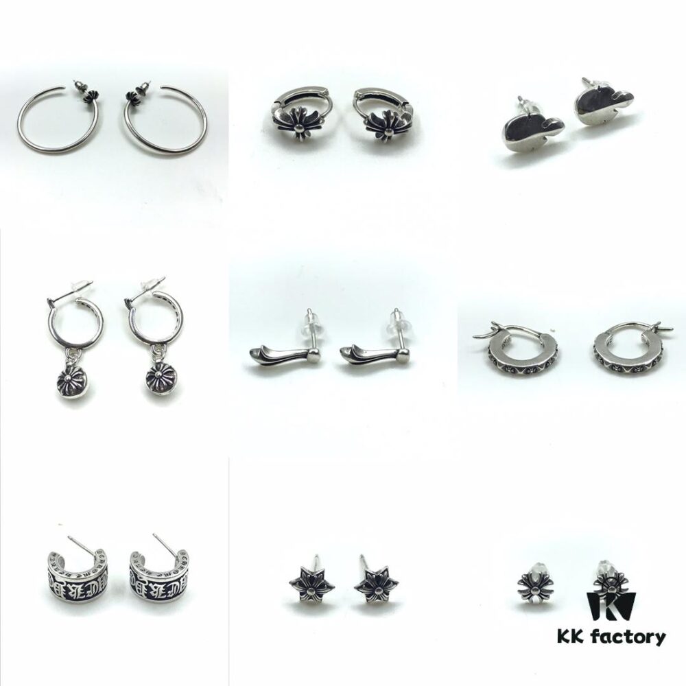693008af12f62673a6fab663 Chrome Hearts Stud Earrings Collection