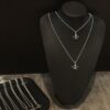 693008c712f62673a6fab68e Chrome Hearts Foti Small Power Skull Necklace