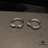 693008d012f62673a6fab6a0 Chrome Hearts Double Dragon Dog Head Ring with Adjustable Open Design and Embossed Lettering Details