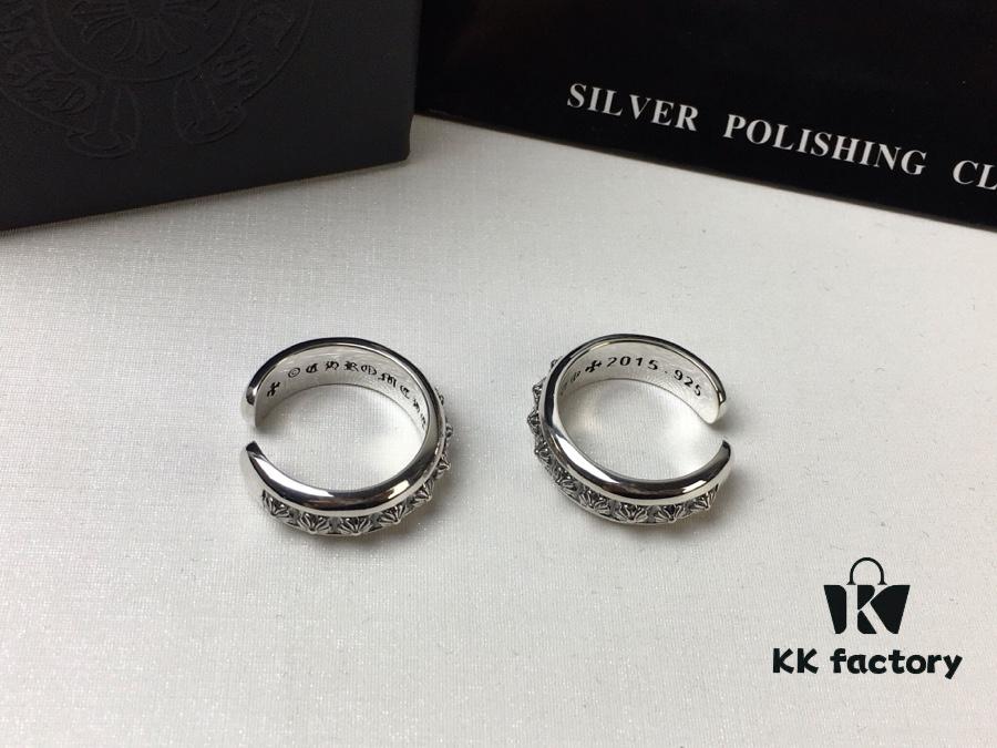 693008d812f62673a6fab6b0 Chrome Hearts Open Star Ring – Gothic-Inspired Rock Punk Design with Streetwear Hip-Hop Flair, Unisex Style