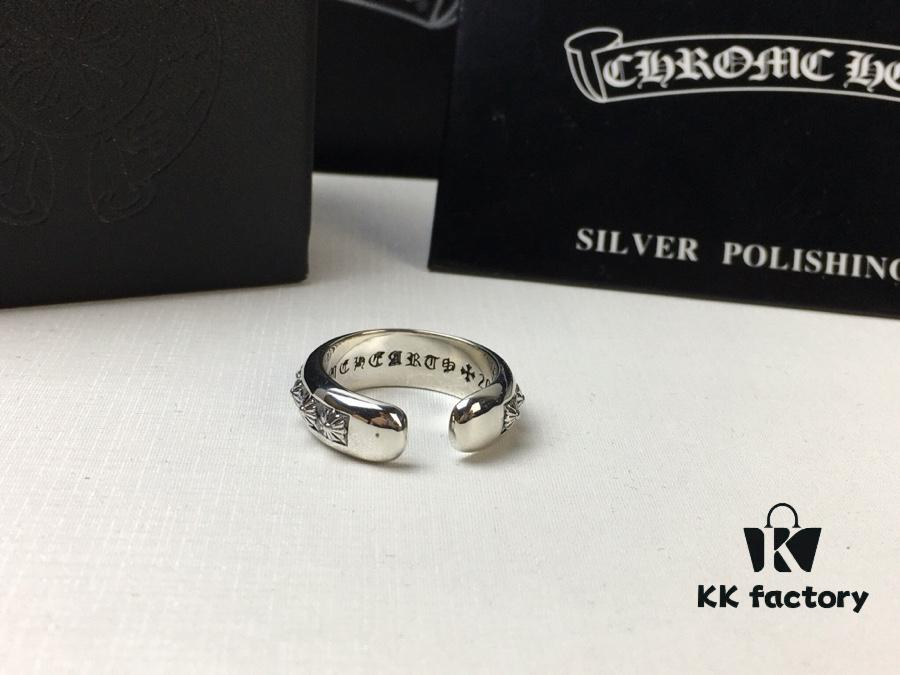 693008d912f62673a6fab6b2 Chrome Hearts Open Star Ring – Gothic-Inspired Rock Punk Design with Streetwear Hip-Hop Flair, Unisex Style